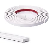 Art3d 10 ft Peel and Stick Flexible Molding Trim for Wall Tile Edge, White | Durable, Waterproof, Oil-Proof, Superior Adhesive, Useful, Easy to Clean, Ideal for Mirror Edges, Accent Walls, Backsplashes