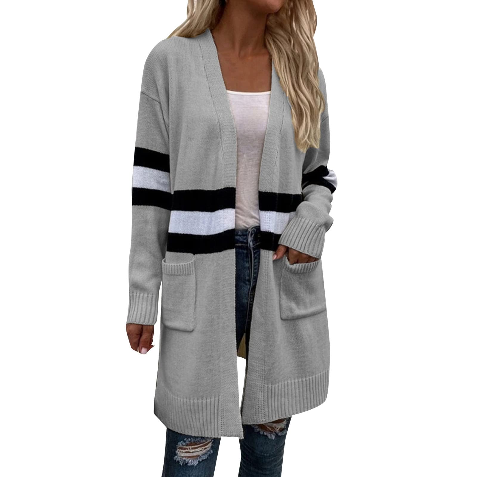 ADJHDFH Cardigan With Pockets For Women Plus