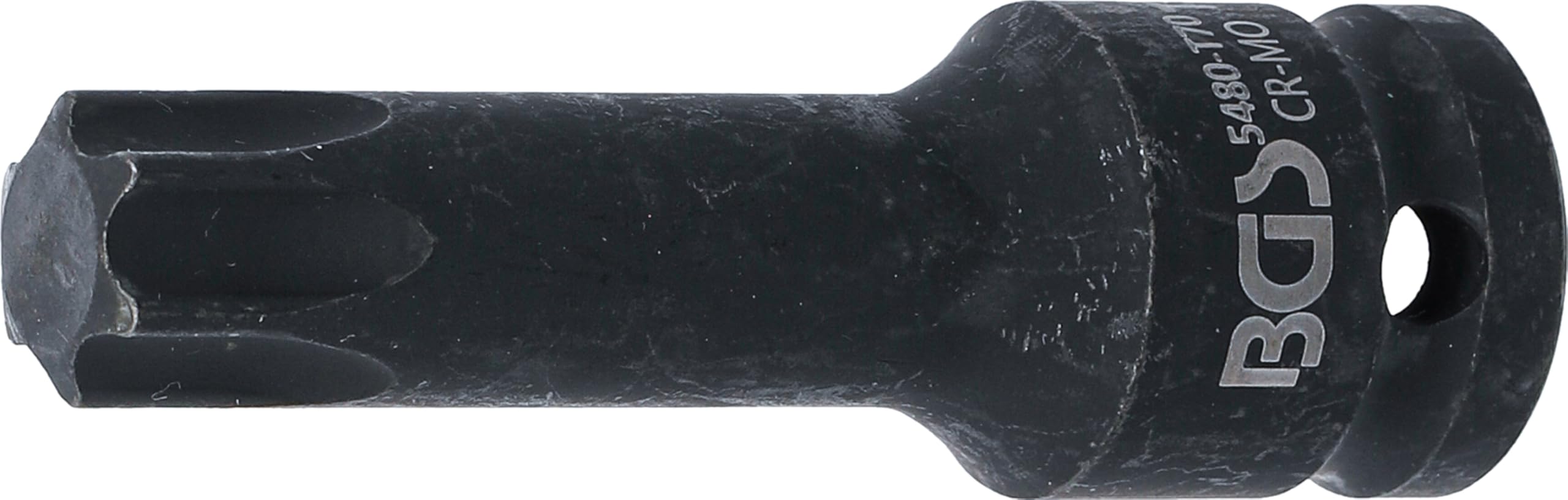 BGS 5480-T70 | Impact Bit Socket | length 75 mm | 12.5 mm (1/2") Drive | T-Star (for Torx) T70
