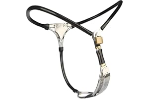 Female Stainless Steel Adjustable Chastity Belt – Lockable Metal Panties with Concealed Design, Bondage Style Underwear Devic
