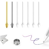 Metal Nibs/Tips Replacement for Samsung Galaxy Tab S11/S11 Ultra S Pen,Nibs/Tips+Clip + Organizer (2 Metal nibs+5 Plastic nibs)