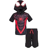 Marvel Athletic T-Shirt and Mesh Shorts Outfit Set Toddler to Big Kid Sizes (2T - 18-20)