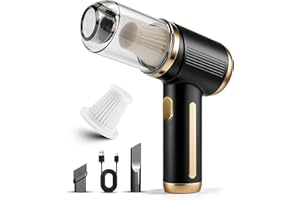 Mini Car Vacuum with Brushless Motor, Handheld Wireless Handheld Vacuum, Car Vacuum Cleaner Cordless for Car Detailing, Pet H