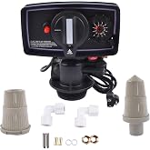 110V 5600 Water Softener 12 Day Control Timer Valve for Water Filter Softener Resin Tanks 9''-11' Diameter Timed Water Softener Control Valve