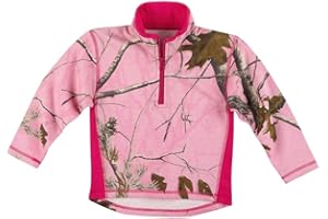 Mooselander - Youth & Toddler 1/4 Quarter Zip Fleece Sweater in Realtree Camo Prints