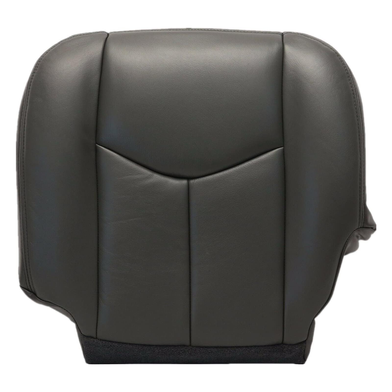 Photo 1 of Priprilod 692 or 69i Dark Gray Microfiber Leather Driver Side Bottom Replacement Seat Cover Compatible with Chevy Silverado Tahoe Suburban Avalanche GMC Sierra Yukon XL 2003 2004 2005 2006