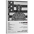 ASAP Rocky Live. Love. ASAP Music Album Cover Canvas Poster Wall Art Decor Print Picture Paintings for Living Room Bedroom Decoration 20x30inch(50x75cm)