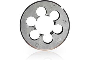 Lzcdelyxiao 1"-8 Die UNC 1"-8 TPI Right Hand Nominal Diameter 1" Thread Per Inch 8 Fin Thread Tolerance Grade 2B Right Hand Thread High Speed Steel HSS