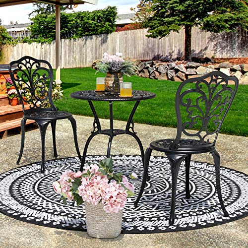 Small Patio Table With Umbrella Hole Patio Bistro Table With
