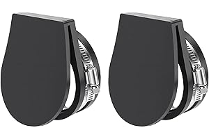Generic 3 Inch Marine Exhaust Guard Cover Automatic Closing for Boats Yachts Sunlight Proof Rubber 2Pcs