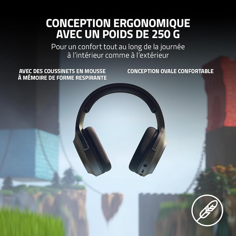 Barracuda X - Casque Gaming sans Fil Multiplateforme (SmartSwitch Dual sans Fil, Design Ergonomique, TriForce 40mm, Microphone Cardioïde, Contrôles sur Casque, Batterie de 50h, USB-C) Noir