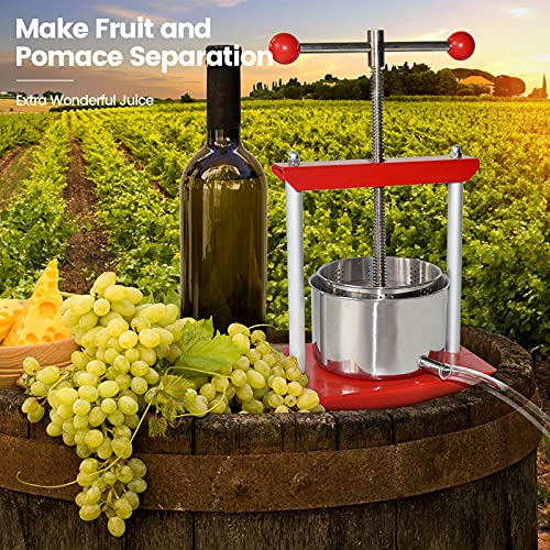 SQUEEZE master Cheese Tincture Herb Fruit Wine Manual Press 0.53Gallon