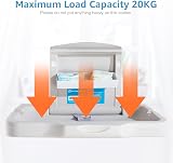 Modunful Horizontal Baby Changing Station Wall Mounted with Safety Strap view 7