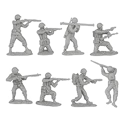 BMC CTS WW2 US Infantry Plastic Army Men - 33pc