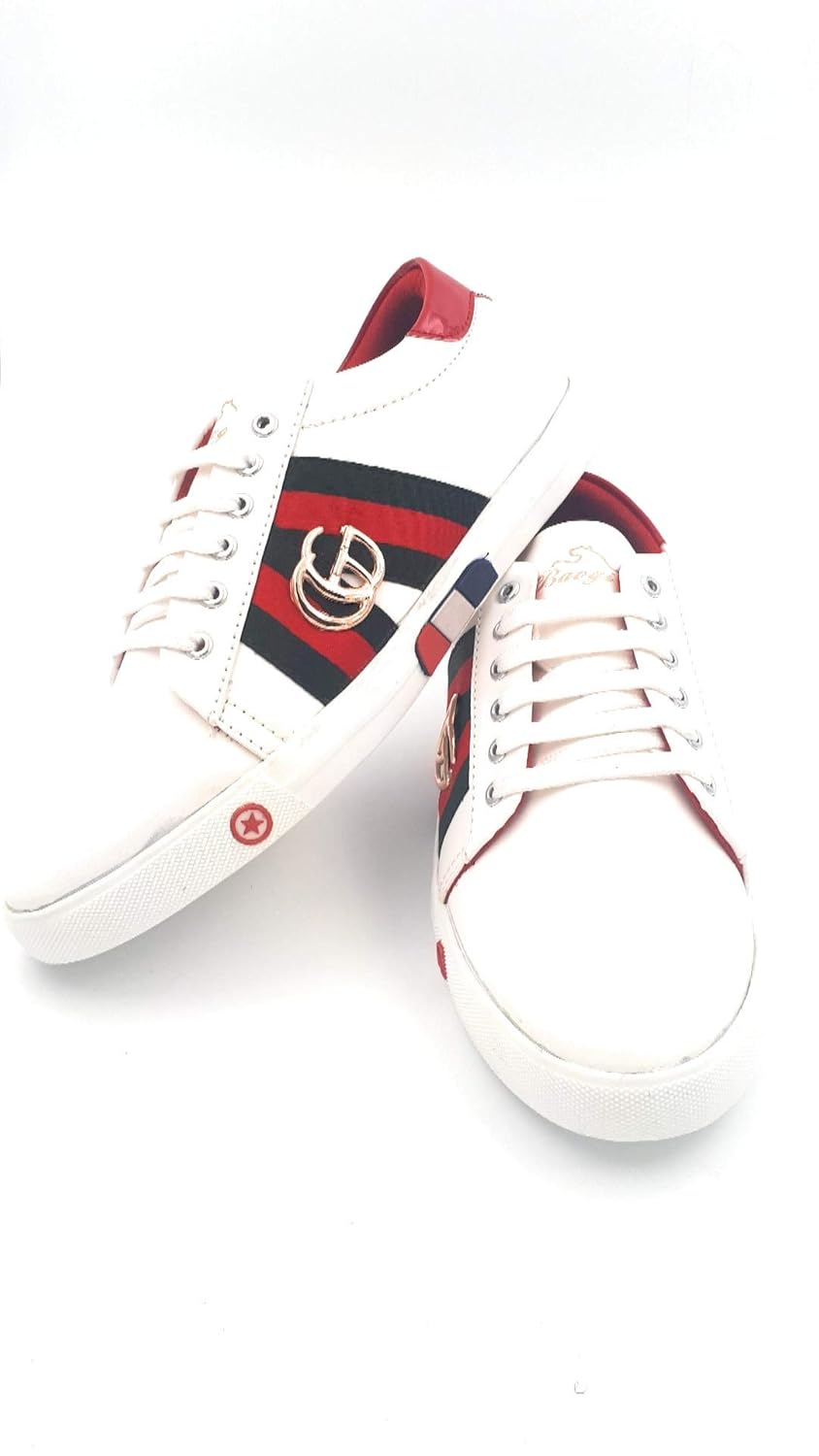 mens white sneakers amazon