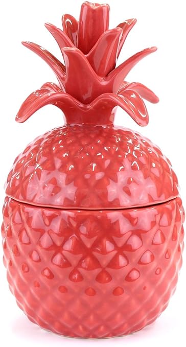 Amazon Co Jp ハワイ お土産 ハワイアン雑貨 インテリア ハワイ 雑貨 パイナップル キャニスター ピンク ホーム キッチン