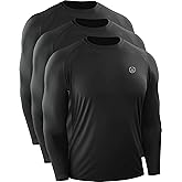 NELEUS Men's Dry Fit Long Sleeve Athletic Running Shirts