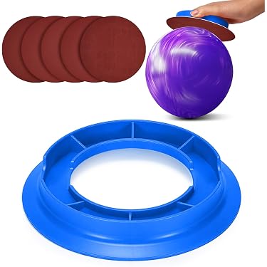 24 cuscinetti abrasivi per bowling, kit di lucidatura per bowling, kit