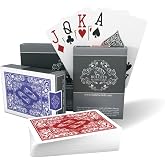 Bullets Playing Cards | Waterproof Plastic Playing Cards &ndash; 2 Decks Poker Size with Jumbo Index, Smooth Front &amp; Easy-Grip Back &ndash; Ideal for Texas Hold&rsquo;em, Casino &amp; Camping