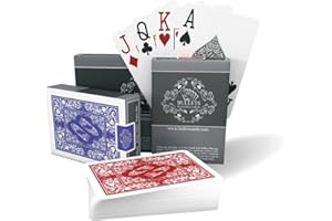Bullets Playing Cards – Waterproof Playing Cards, 2 Decks with Jumbo Index, Two Pips, & Cut-Card – Smooth Feel – Ideal for Texas Hold’em, Poker Nights, Casino Games, and Play Cards for Adults 2 Decks