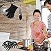 ELLECK Silicone BBQ/Cooking Gloves -Meat Shredder Claws -Kitchen Tongs -Silicone Brush Set, Silicone Heat Resistant Grilling BBQ, Oven, Grill, Baking, Cooking/Oven Gloves & Barbecue Claws (Black Set)