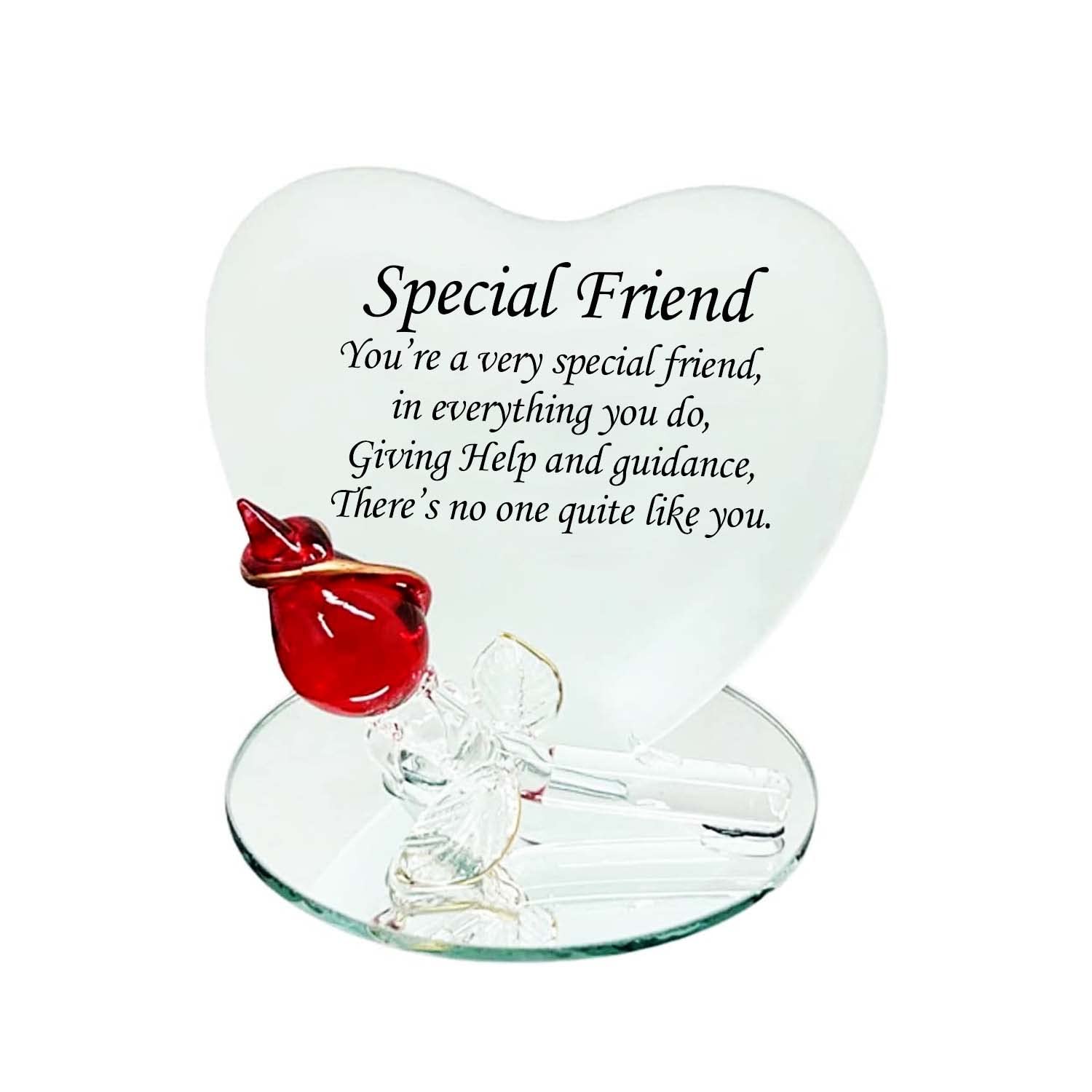 OnlineStreet Glass Rose Gift Box A Heartfelt Expression of Love for Your Special Someone Boyfriend, Girlfriend & Friend- Valentine's Day, Birthday & Anniversary