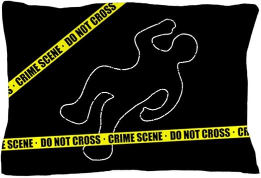 Amazon Com Cafepress Funny Crime Scene Standard Size Pillow Case