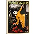 ARTCANVAS La Victoria Arduino Caffe Espresso 1922 Canvas Art Print Stretched Framed Painting Picture Poster Giclee Wall Decor by Leonetto Cappiello - 26" x 18" (0.75" Deep)