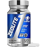 EAONE 2300mg Zeolite Detox Capsules for Kids and Adults, Natural Premium Liquid Zeolite 120 pcs, Gut Health and Immune System Support, Gentle Daily Detox and Energy