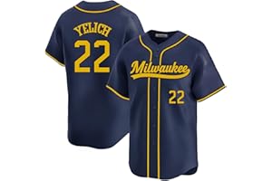 NZUONODAI Custom Mens/Women/Youth Milwaukee Baseball Stitched T-Shirt for Sports Fan