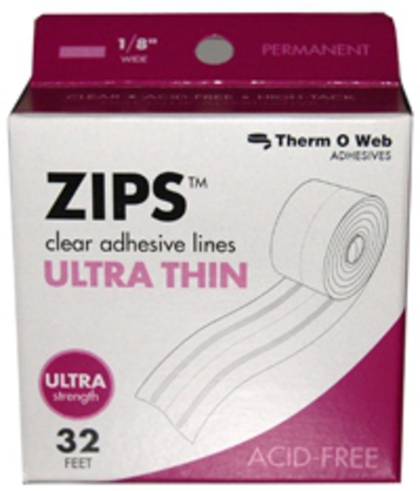 Therm-o-web 32 ft Zips Memory Paper Thin, Clear