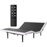 Yireehome Queen Adjustable Bed Frame with Wireless Remote, Head Foot Incline, USB, Underbed Light - Heavy Duty Platform, Zero Gravity Bedframe