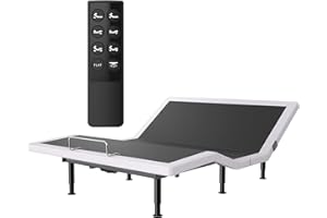 Yireehome Electric Queen Adjustable Bed Frame with Wireless Remote, Head Foot Incline, USB, Underbed Light - Heavy Duty Platform, Easy Assembly, Zero Gravity - Bedframe Basic with Quiet Motor