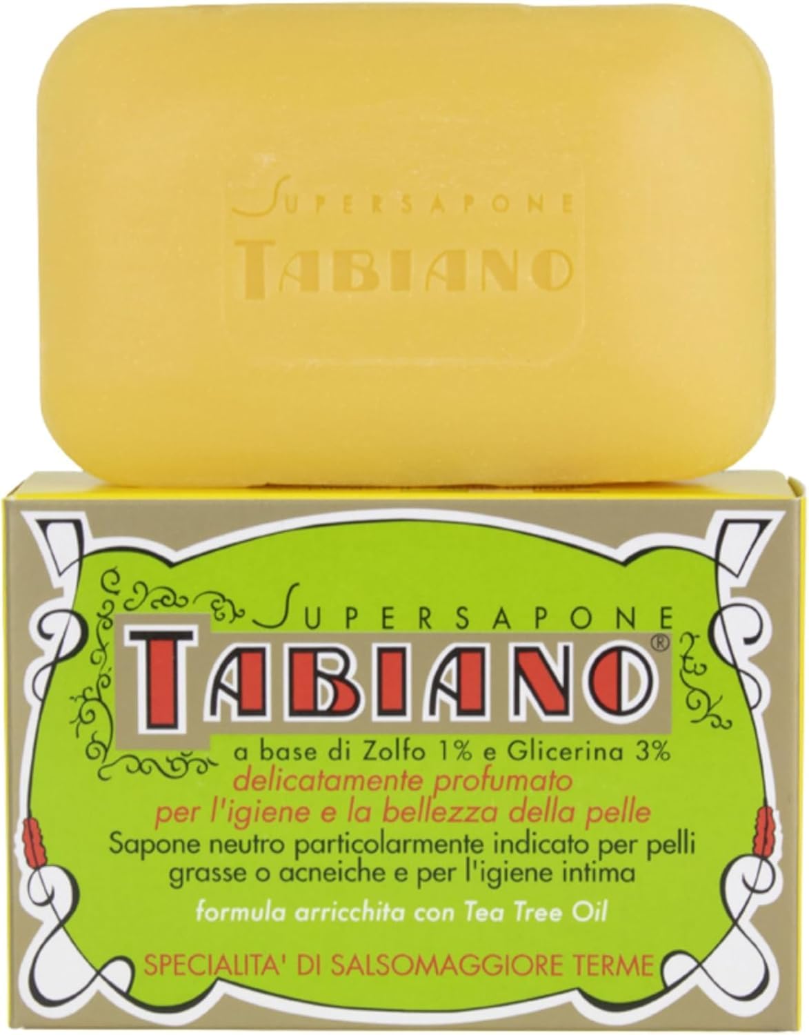SUPERSAPONE TABIANO With sulphur and glycerine