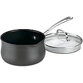 Cuisinart Contour 2-Quart PURELYCERAMIC™ Nonstick PFAS Free Hard-Anodized Saucepan with Cover, 6419C-18P