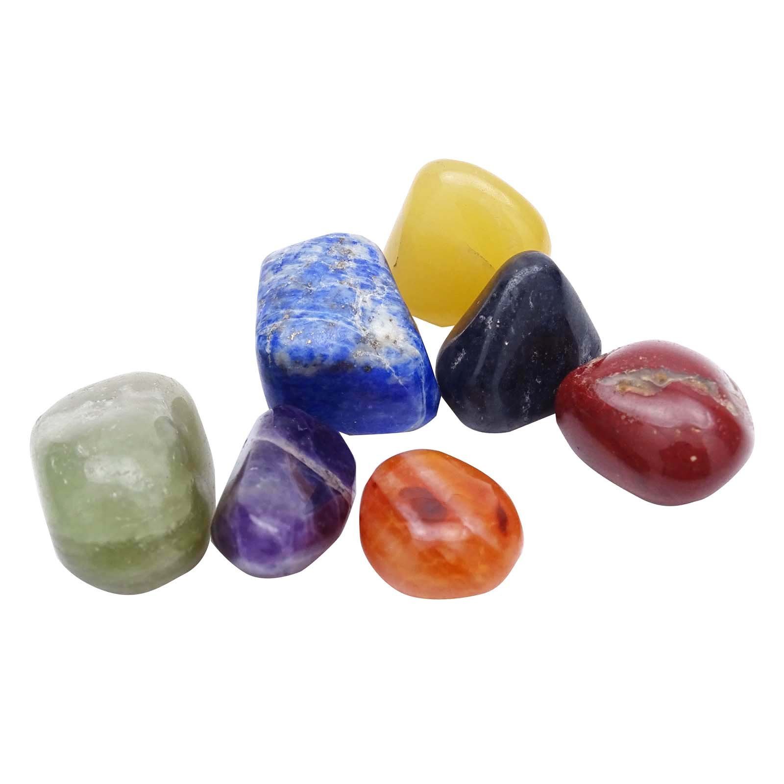 Harmonize Multistone Gemstone 7 Chakra Set Reiki Healing Stone Meditation Spiritual Balance
