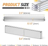 FINDMAG 4 Pack Neodymium Magnet Bar 60x10x3 mm with Adhesive Strips view 7