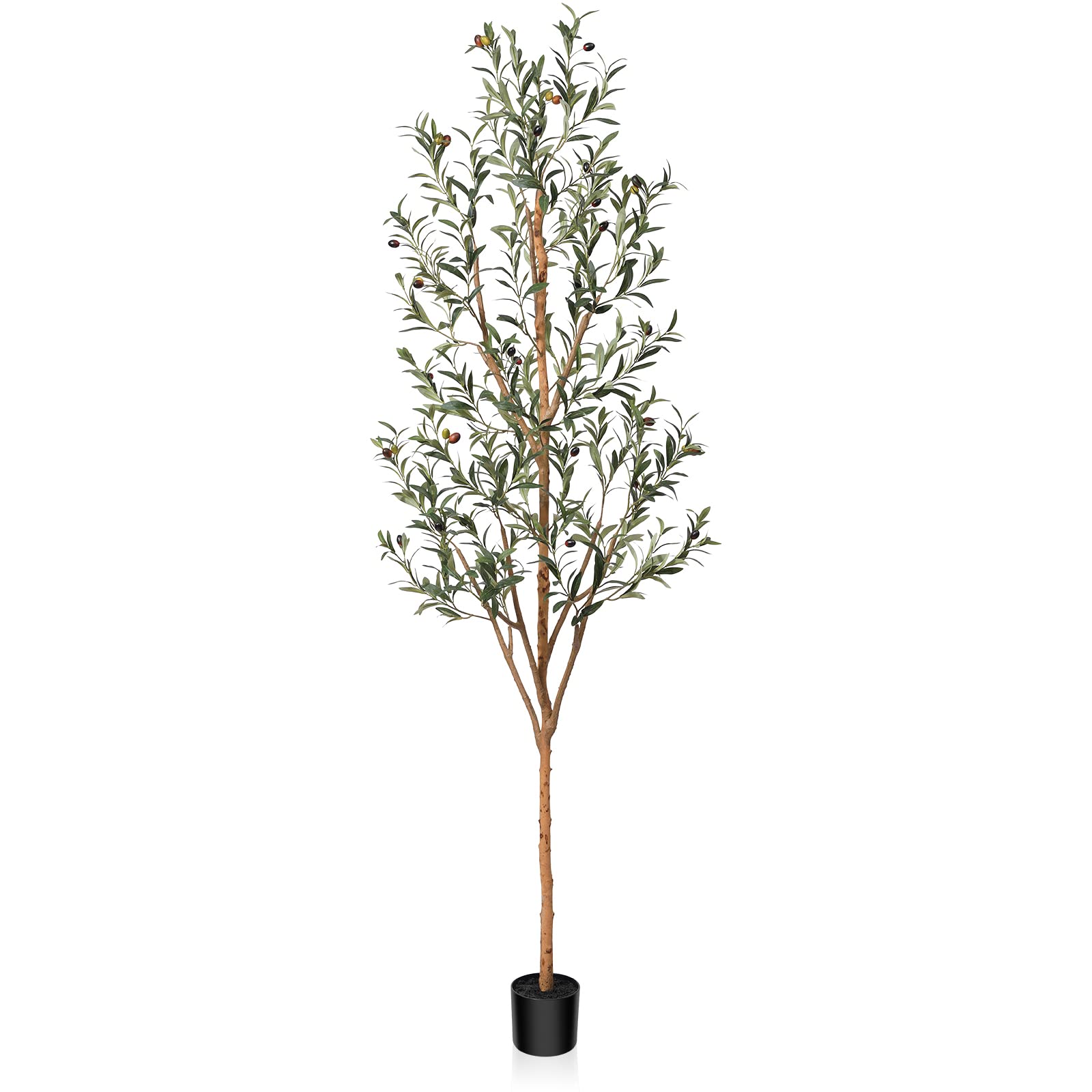Kazeila Artificial Olive Tree 7FT Tall Faux Silk Plant for Home Office ...