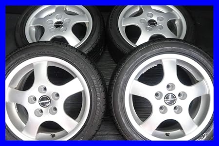 Amazon 送料無料 中古タイヤ 4本セット ブリヂストン スニーカー2 Snk2 195 50r15 Borbet 15x6 5 51 112 5穴 ベンツaクラスに サマータイヤ S タイヤ ホイールセット 車 バイク