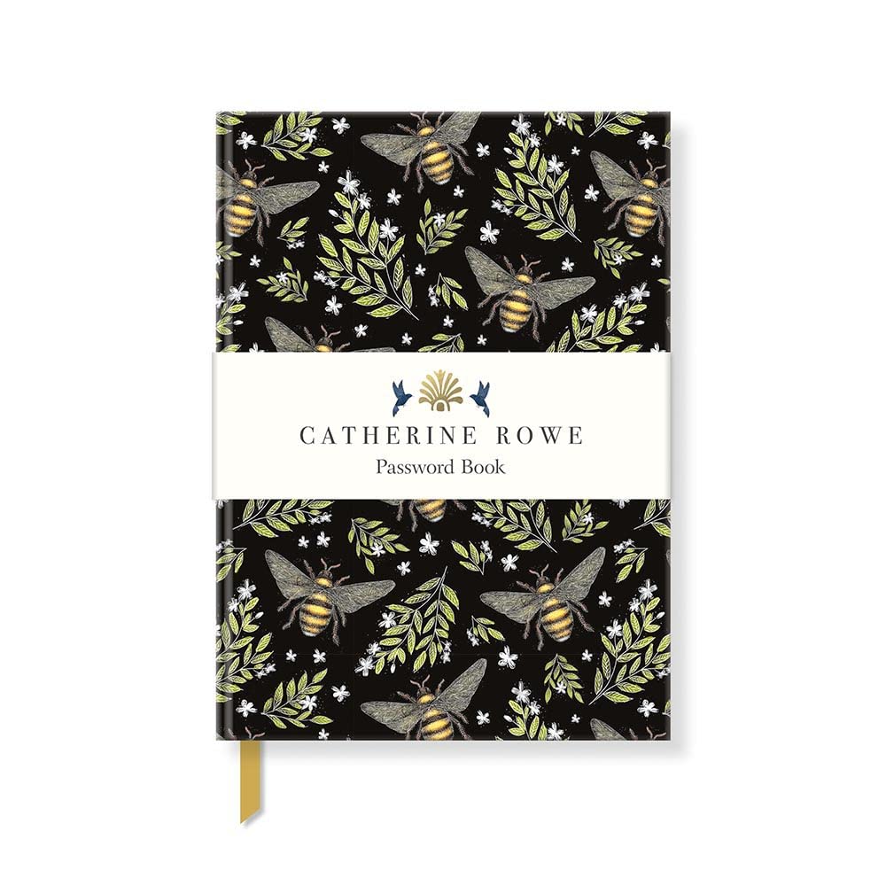 Catherine Rowe - Bee Pattern Password Book