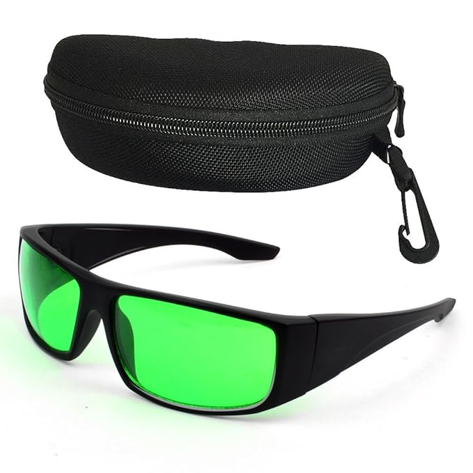 Grow Room LED Light Brille, Schutzbrille Gegen UV, IR, Strahlen, für Indoor Gardens Gewächshäuser Hydroponics Augengläser