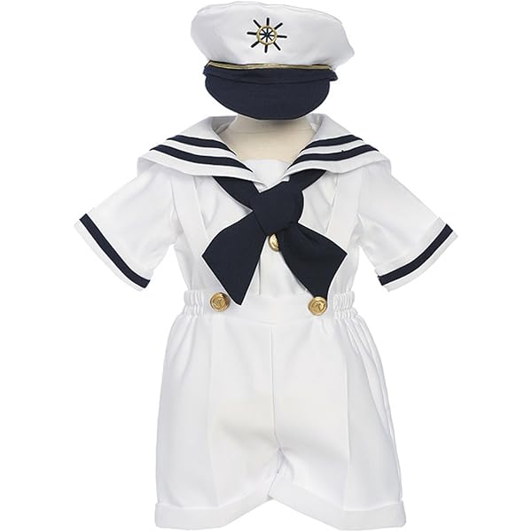 ★YOUTHBATH X SOUP★Lace sailor collar Amazon.com: Classykidzshop White Sailor Shirt, Shorts, Tie