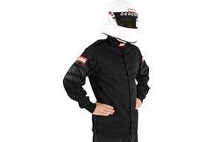 RaceQuip® 111005RQP 110 Series Driving Jacket - SFI 3.2A/1 - Black - Large
