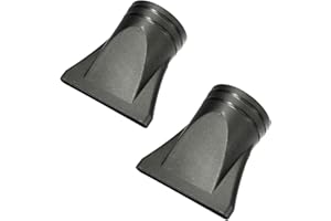 2Pcs Black Hot Professional Salon Hairdressing Tool Hair Dryer Nozzle Wide Design Useful Convenient Design Hair Dryers Hair D