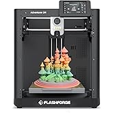 Flashforge Adventurer 5M 3D Printer for Beginners, 600mm/s Fast Printing, Direct Drive (280&deg;C), Auto-Leveling, 8.7"x8.7"x8.7" PEI Build Plate - Ideal for Home, School &amp; Makers