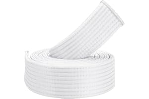 TRUESAGAUSA - Premium Martial Arts Karate & Taekwondo Cotton Belt Double Wrapped 9 Stitches