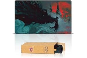 Paramint The Raven's Nightmare (Stitched) - MTG Playmat by Anato Finnstark, Bloodborne - Compatible with Magic The Gathering Playmat - Play MTG, YuGiOh, TCG - Original Play Mat Art Designs