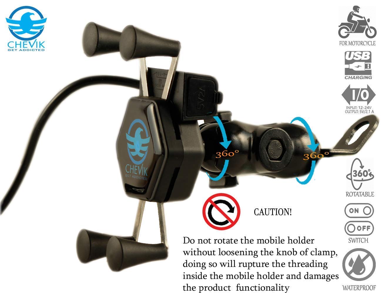 x grip mobile holder without charger