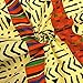 Kente African Print Fabric Cotton Print 44'' Wide Sold by The Yard (19009-1)