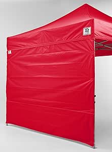 Impact Canopy Walls For 10 X 10 Pop Up Tent Canopy 4 Sidewalls Red Patio Lawn Garden Amazon Com